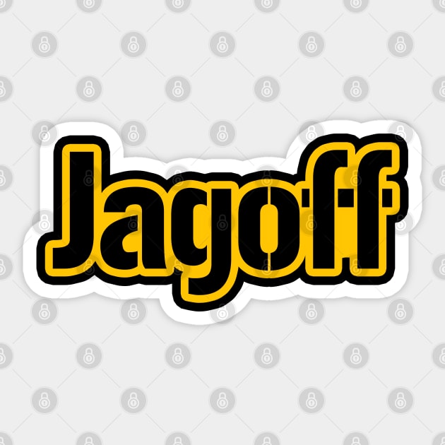 Pittsburgh Yinzer Fan - Jagoff Sticker by The Badin Boomer